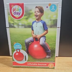 Play Day Red Inflatable Bouncer for Kids
